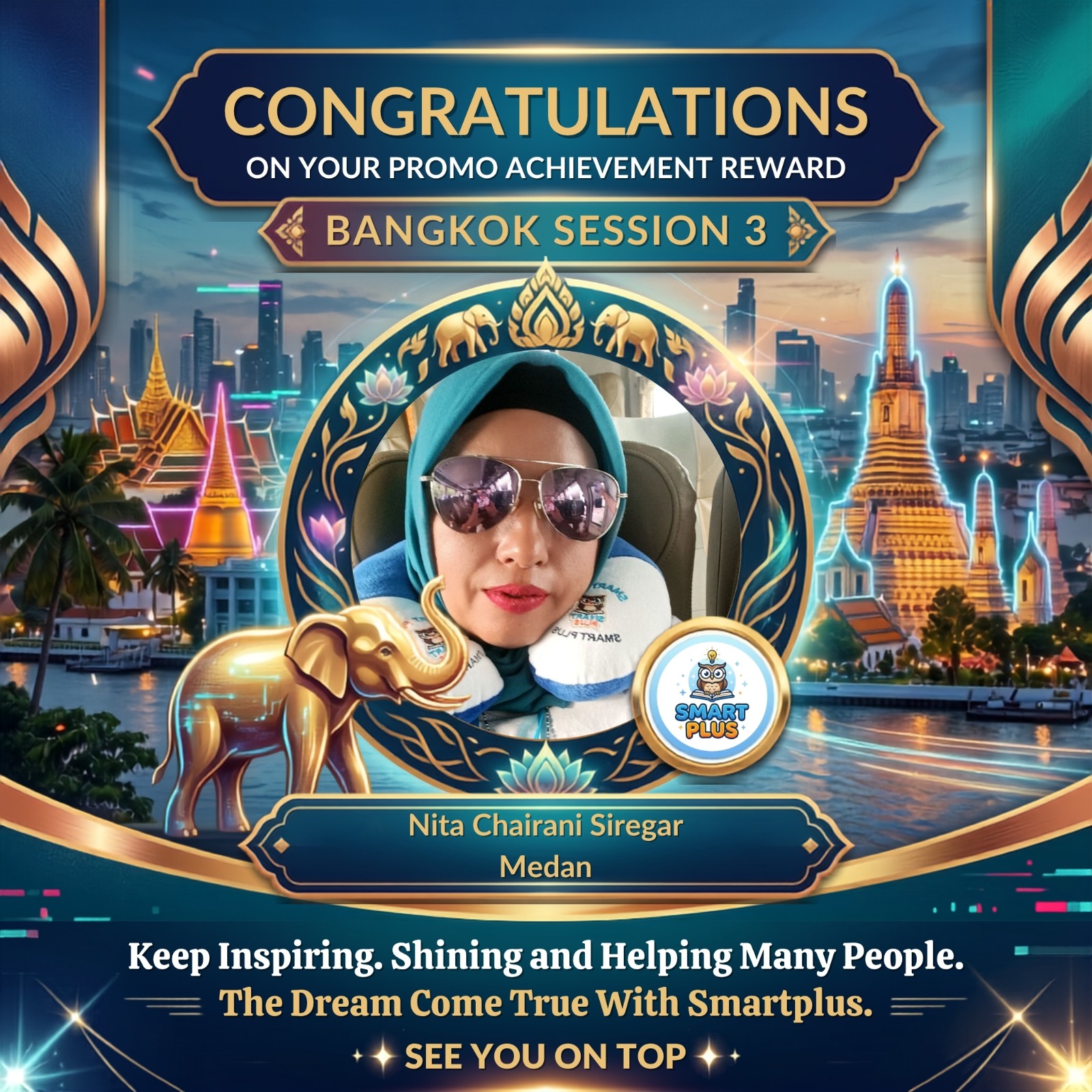 Pemenang Promo Reward Bangkok - Nita Chairani Siregar