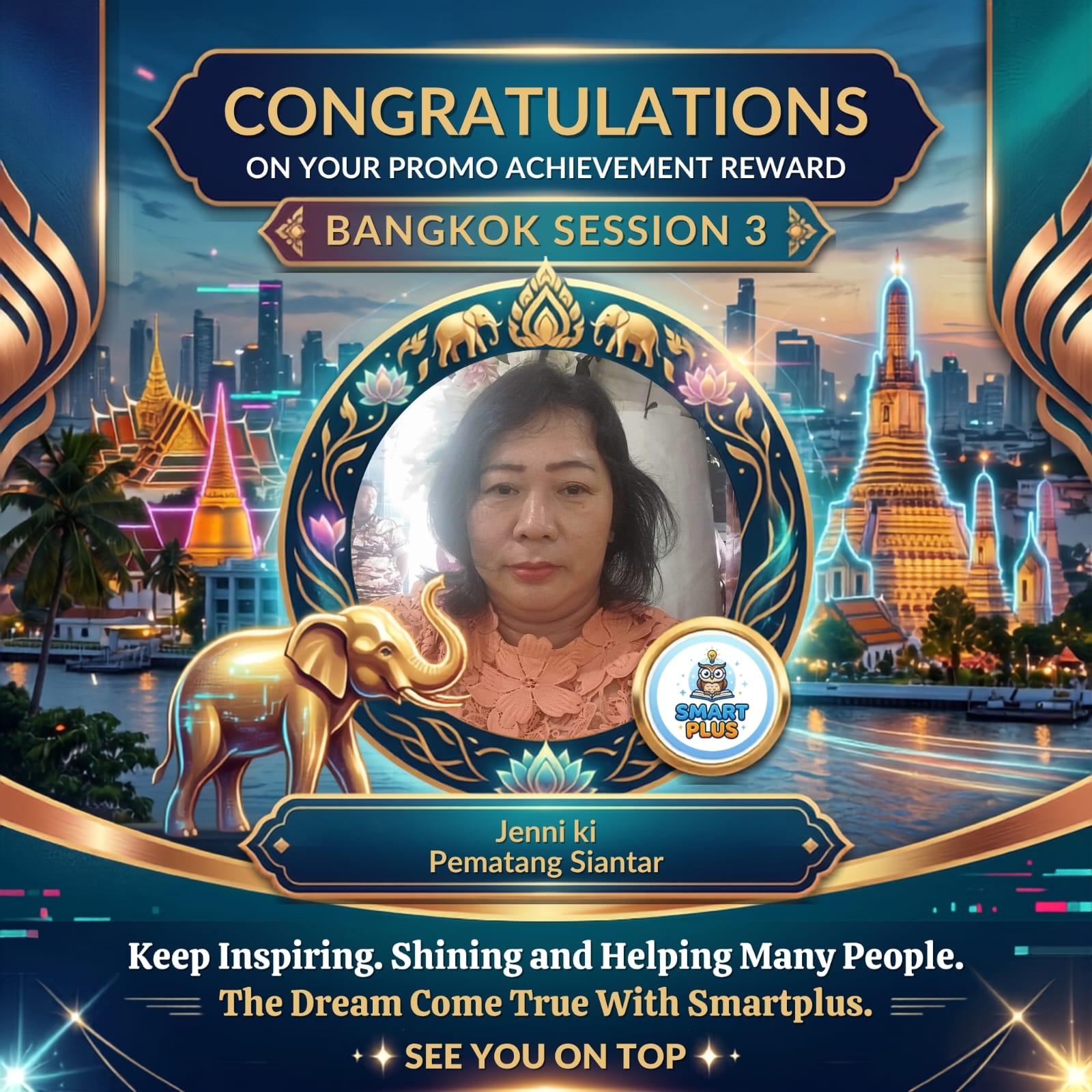 Pemenang Promo Reward Bangkok - Jenni ki